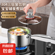 特厚304三層鋼家用奶鍋寶寶嬰兒輔食鍋煮面熱奶鍋燃?xì)怆姶艩t通用 304特厚14CM奶鍋