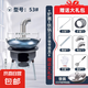 新款柴火灶農(nóng)村家用灶臺燒木柴地鍋灶便攜式戶外爐具露營柴火爐子 特厚款53CM+3爐圈+手工大鍋+禮包