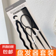 【盤發(fā)神器】盤穿發(fā)器扎頭發(fā)掏套綁梳編頭發(fā)丸子頭懶人兒童造型工 盤發(fā)器-黑色-4件套裝
