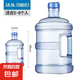PC加厚純凈水桶QS認證食品級家用礦泉水桶手提式飲水機桶儲水帶蓋 PC水桶1個18.9L