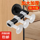 門吸門擋器免打孔門阻吸盤衛(wèi)生間門把手門碰硅膠靜音緩沖防撞神器 防撞小門吸【套把手】 黑色【3個裝】