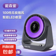 電風(fēng)扇家用桌面風(fēng)扇新款桌面小風(fēng)扇大風(fēng)力臺(tái)扇輕音制冷充插兩用高顏值電扇學(xué)生宿舍臥室辦公室風(fēng)扇 【戴森紫-插電款】智能數(shù)顯靜音無噪聲