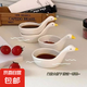 天鵝ins創(chuàng)意可愛陶瓷浮雕醬油碟家用小味蝶醋碟火鍋蘸料小碟子 四個裝