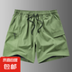 男士短褲夏季運(yùn)動(dòng)5分褲透氣速干戶(hù)外舒適休閑 豆綠色 （冰感舒適） S