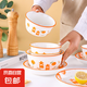 碗盤套裝家用2024新款大吉大利釉下彩喬遷餐具新婚禮品碗蝶筷組合 4.5英寸米飯碗【1只裝泡沫箱】 大桔大利