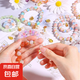 兒童國(guó)風(fēng)手鏈串珠手工diy材料禮盒女孩生日禮物古風(fēng)首飾手串穿珠 混色琉璃珠600顆