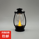 【露營(yíng)燈】創(chuàng)意復(fù)古手提小夜燈網(wǎng)紅迷你氛圍小馬燈桌面擺拍油燈 復(fù)古手提小夜燈【黑色1個(gè)】