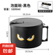 不銹鋼泡面碗學(xué)生飯碗帶蓋濾水宿舍便當(dāng)盒飯盒快餐杯保鮮盒泡面碗 貓眼款【大號】贈餐具 1600ml