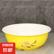 1只陶瓷30厘米和面盆家用陶瓷餐具陶瓷酸菜魚水煮肉盆陶瓷和面盆 1只黃色荷花30厘米陶瓷和面盆
