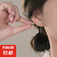 S999足銀梅花閃鉆花朵耳線2025新款設(shè)計小眾微鑲小花耳環(huán)純銀耳飾 梅花耳線【1對】+精美禮盒