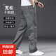 【耐磨純棉】休閑褲男士褲子夏季薄款工裝褲子夏季男褲休閑褲 軍綠色3222 L 【適合120-140斤體重】