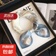 真絲絲巾女春季百搭優(yōu)雅繁花小方巾桑蠶絲裝飾圍巾小領(lǐng)巾送長(zhǎng)輩 藍(lán)色