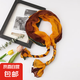韓版漸變色時(shí)尚辮子圍巾清新甜美輕盈舒適優(yōu)雅少女氣質(zhì)防曬小披肩 橘橙色
