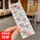 兒童皮筋不傷發(fā)女童頭繩韓國(guó)寶寶發(fā)飾小女孩頭飾發(fā)圈扎頭發(fā)橡皮筋 藍(lán)色10件套