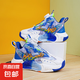 菲樂(lè)英邦童鞋四季新款運(yùn)動(dòng)鞋旋轉(zhuǎn)扣平衡穩(wěn)定橡膠底耐磨防滑籃球鞋 寶藍(lán) 32 內(nèi)長(zhǎng)20cm
