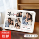 diy定制照片加相框合照洗打印沖印相片做情侶生日禮物相冊(cè)高級(jí)結(jié)婚紀(jì)念擺臺(tái)件七夕情人節(jié) 喜歡你【拉菲白18*27cm】 京東物流快速發(fā)貨