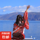 絲巾披肩女夏季圍脖護(hù)頸防曬圍巾春秋款旅游度假生日禮物送女友 紅色民族風(fēng)