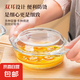 高硼硅耐高溫微波爐帶蓋透明玻璃蒸蛋羹專用碗雙耳燉蛋煲羹碗無鉛 1500ml【小號蒸蛋泡面玻璃碗】 1個