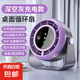 風(fēng)扇桌面小風(fēng)扇電風(fēng)扇冷風(fēng)機(jī)臥室降溫靜音空氣循環(huán)扇電扇學(xué)生宿舍家用長續(xù)航搖頭空調(diào)扇降溫神器 【深空灰-充插兩用款】100檔大風(fēng)力/桌面壁掛兩用