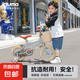 【安裝98%】?jī)和孕熊?chē)男女孩2-4-6-9歲寶寶單車(chē)小孩腳踏車(chē)帶輔助 英倫至尊版薄荷灰無(wú)后座+贈(zèng)禮包 12寸（適合2-3周歲半）