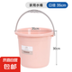 塑料水桶手提加厚洗衣桶家用多功能盆桶套裝圓形桶宿舍洗衣桶水桶 7015單水桶（35cm） 1個裝（顏色隨機）