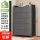 全鐵鋼制鞋柜家用室內(nèi)門(mén)口樓道入戶(hù)玄關(guān)一體靠墻大容量鞋架走廊用 五門(mén)十一層鐵門(mén)鞋柜1000寬灰色