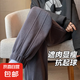 休閑運(yùn)動(dòng)褲女秋2025新款闊腿褲透氣棉質(zhì)小個(gè)子高腰寬松束腳闊腿褲 深灰 【春秋款-常規(guī)】 L 【建議：111-125斤】