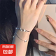 ins蝴蝶手鏈女小眾精致半鐲半鏈流蘇閨蜜手鐲手環(huán)畢業(yè)禮物 蝴蝶手鏈2個(gè)裝