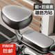 電動(dòng)車座套防曬防水電瓶車坐墊套皮革座套防滑耐磨四季通用座套 防水防曬-加厚銀色前座套+后座套