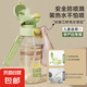 【京東物流】Tritan重力球吸管杯子孕產(chǎn)婦塑料水杯帶刻度便攜女 綠色600ml