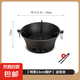 圍爐煮茶套裝鑄鐵燒烤爐戶外燒烤架室內(nèi)煮茶器具圍爐煮茶壺木炭 【特厚23cm圍爐】送碳夾