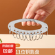 不銹鋼鑰匙盤收納可標(biāo)記中介鑰匙環(huán)扣分類鑰匙圈板鎖匙牌串出租房 11位盤加圈