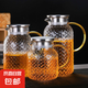 米粒泡茶壺耐熱高溫大容量涼白開高硼硅玻璃家用 1800ml