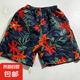 【沙灘速干褲】男士速干短褲寬松五分漂流沖浪海邊游泳 偏紅色混發(fā) 均碼