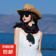 韓版漸變色時(shí)尚辮子圍巾清新甜美輕盈舒適優(yōu)雅少女氣質(zhì)防曬小披肩 紫紅綠