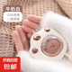新款貓爪迷你暖手寶便攜隨身女學(xué)生充電式上課手握暖寶寶取暖神器 貓爪白色