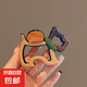劉亦菲同款抓夾后腦勺狗狗夾子鏤空小狗高級2025盤發(fā)鯊魚新款發(fā)夾 設(shè)計師手作【小眾款】#1件套1