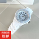 帕恰狗兒童手表女孩初中學(xué)生女生小學(xué)生女童防水卡通電子表6-12歲 白色KT貓手表