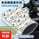 車把套夏季電動(dòng)車防曬手套遮陽透氣防水手把套雅迪愛瑪電瓶車通用 防曬手把套-米灰格小狗