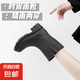 雨鞋女款成人時尚防滑防水靴網(wǎng)紅厚底中筒雨靴廚房鞋套一體水鞋女 黑色 單層 36