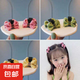 兒童網(wǎng)紅純色布藝雙面蝴蝶結(jié)抓夾女童發(fā)卡小女孩發(fā)夾公主發(fā)飾 綠粉黃6個(gè)裝