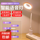聲控氛圍燈智能語(yǔ)音小夜燈柔光睡覺臥室燈usb接口夜用護(hù)眼小臺(tái)燈 圓形聲控款