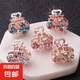 小抓夾發(fā)夾劉海夾水鉆頂夾發(fā)卡成人頭飾發(fā)飾品女碎發(fā)蝴蝶韓式愛心 櫻桃款混色5個裝