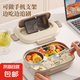 304不銹鋼分格保溫飯盒學(xué)生上班族大容量微波爐便當(dāng)盒戶外午餐盒 【304不銹鋼】1000ML/三格