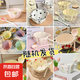 少女心草莓雙耳碗勺湯碗沙拉碗飯碗家用碗高顏值年輕人釉下彩餐具 雙耳碗隨機(jī)（1碗1勺）