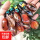 博物有道瑪瑙原石吊墜纏絲瑪瑙毛衣鏈項(xiàng)鏈掛件 瑪瑙小石頭手把件 長(zhǎng)3到4厘米左右隨機(jī)發(fā)貨