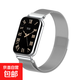 適用小米手環(huán)9Pro/8pro米蘭尼斯磁吸金屬22mm帶寬快拆連接器紅米手表watch5/watch4代男女運動表帶 22mm米蘭磁吸表帶-銀色 適用：小米手環(huán)9pro【配金屬連接器】