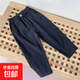 兒童春款褲子春秋新款寶寶中小童休閑褲休閑外穿洋氣寬松韓版潮 XY休閑褲（黑色） 120 碼建議身高110cm左右