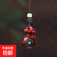 【旗艦店同源】錢(qián)袋轉鑰匙扣手把件綠檀香木轉錢(qián)解壓掛件掛飾文玩 福袋時(shí)來(lái)運轉-紫檀