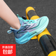 男童鞋子2025夏季新款單網(wǎng)透氣兒童運動(dòng)輕跑鞋舒適軟底學(xué)生跑步鞋 SK621/天藍紫 【夏季單網(wǎng)】 34 碼【標準尺碼】